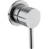 Mariner Logica Inox rubinetto doccia / lavabo in acciaio inox, incluso corpo incasso, LOX1000-IN+INT0037-IN, Logica Inox acciaio inox spazzolato [Rubinetteria Bagno > Rubinetteria Doccia]