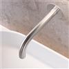 Mariner Logica Inox bocca per rubinetto lavabo a parete, LOX0058-IN, Logica Inox acciaio inox spazzolato [Rubinetteria Bagno > Rubinetteria Lavabo]