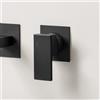Mariner Quadra miscelatore monocomando per rubinetto lavabo, per corpo incasso move, QUA1000-NO, Quadra nero opaco [Rubinetteria Bagno > Ricambi Rubinetteria Bagno]