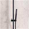 Fortis Wellness doccetta ad asta in metallo rotonda, 15504MB, Universal nero opaco [Rubinetteria Bagno > Doccette / Supporti]