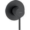 Fortis Brera rubinetto doccia monocomando, SET incluso corpo incasso, 1 uscita, 7869000MB, Brera nero opaco [Rubinetteria Bagno > Rubinetteria Doccia]