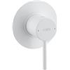 Fortis Brera rubinetto doccia monocomando, SET incluso corpo incasso, 1 uscita, 7869000MW, Brera bianco opaco [Rubinetteria Bagno > Rubinetteria Doccia]