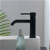 Fortis Brera Medium rubinetto lavabo, 7820500MB, Brera nero opaco [Rubinetteria Bagno > Rubinetteria Lavabo]