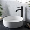 Fortis Brera Extra Large rubinetto lavabo con corpo del rubinetto rialzato, 78205001MB, Brera nero opaco [Rubinetteria Bagno > Rubinetteria Lavabo]