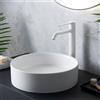 Fortis Brera Extra Large rubinetto lavabo con corpo del rubinetto rialzato, 78205001MW, Brera bianco opaco [Rubinetteria Bagno > Rubinetteria Lavabo]