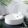 Fortis Brera Large rubinetto lavabo con bocca orientabile, 78205002MW, Brera bianco opaco [Rubinetteria Bagno > Rubinetteria Lavabo]
