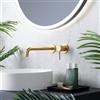 Fortis Brera rubinetto lavabo a parete, SET incluso corpo incasso,, 7820801BG, Brera oro spazzolato [Rubinetteria Bagno > Rubinetteria Lavabo]