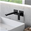 Fortis Scala rubinetto lavabo a parete, SET incluso corpo incasso,, 8420801MB, Scala nero opaco [Rubinetteria Bagno > Rubinetteria Lavabo]