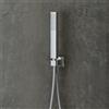Mariner set doccetta in metallo con presa d'acqua e supporto doccetta, WLS3100-CR, Kobra; Otto; Quadra cromo [Rubinetteria Bagno > Set Doccia]