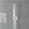 Mariner set doccetta in metallo con presa d'acqua e supporto doccetta, WLS3100-BO, Kobra; Otto; Quadra bianco opaco [Rubinetteria Bagno > Set Doccia]