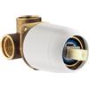 Mariner move corpo incasso per rubinetto lavabo a parete, INT0035-BO, Universal bianco opaco [Rubinetteria Bagno > Accessori di Montaggio per Rubinetteria Bagno]