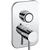 Fortis Brera termostatico per 2 uscite, Push, SET incluso corpo incasso, 78702THBPC, Brera cromo [Rubinetteria Bagno > Rubinetteria Doccia]