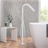 Fortis Brera colonna vasca a pavimento, incluso corpo incasso, 781361MW, Brera bianco opaco [Rubinetteria Bagno > Rubinetteria Vasca]