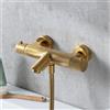 Fortis Brera termostatico vasca per 2 uscite, esterno, 78111THBG, Brera oro spazzolato [Rubinetteria Bagno > Rubinetteria Vasca]