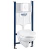Grohe Solido Compact set 4 in 1, 39117000, Solido Compact bianco [WC > WC con Elementi Incasso]