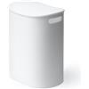 Decor Walther ALL IN cestino per biancheria, 0615250, ALL IN bianco opaco [Accessori Bagno > Cestini per Biancheria]