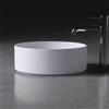neoro n50 lavabo da appoggio Ø 45 A: 14 cm, con superficie facile da pulire, BN0107WM, n50 bianco opaco [Lavabi > Lavabi da Appoggio]