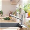 hansgrohe Zesis M33 rubinetto da cucina, orientabile, estraibile, 74800000, Zesis M33 cromo [Rubinetteria da Cucina > Rubinetti da Cucina]