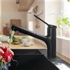 hansgrohe Zesis M33 rubinetto da cucina, orientabile, estraibile, 74800670, Zesis M33 nero opaco [Rubinetteria da Cucina > Rubinetti da Cucina]
