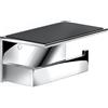 Decor Walther CONTRACT porta rotolo, 0654100, CONTRACT TPH4 CONTRACT cromo/nero opaco [Accessori Bagno > Porta Rotolo]