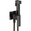 Mariner Quadra set doccetta bidet con funzione di miscelazione, QUA2000-GM, Quadra antracite spazzolato [Rubinetteria Bagno > Bidet / Set Doccetta WC]