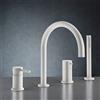 Mariner Logica rubinetto vasca 4 fori per montaggio su bordo vasca, LOG0125-BO, Logica bianco opaco [Rubinetteria Bagno > Rubinetteria Vasca]