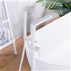 Mariner Logica rubinetto vasca autoportante, incluso corpo incasso, LOG0091-BO+FIX0090, Logica bianco opaco [Rubinetteria Bagno > Rubinetteria Vasca]