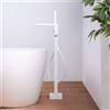 Mariner Quadra rubinetto vasca autoportante, incluso corpo incasso, QUA0091-BO+FIX0090, Quadra bianco opaco [Rubinetteria Bagno > Rubinetteria Vasca]