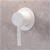 Mariner Logica miscelatore monocomando per rubinetto lavabo, per corpo incasso move, LOG1000-BO, Logica bianco opaco [Rubinetteria Bagno > Ricambi Rubinetteria Bagno]