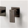 Mariner Quadra miscelatore monocomando per rubinetto lavabo, per corpo incasso move, QUA1000-GM, Quadra antracite spazzolato [Rubinetteria Bagno > Ricambi Rubinetteria Bagno]