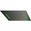 Mariner pannello pioggia in acciaio inox con illuminazione, per installazione a soffitto, WLS3710-GM, Arya; Kobra; Logica; Quadra; Tao; Uno antracite spazzolato [Rubinetteria Bagno > Soffioni Doccia]