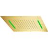 Mariner pannello pioggia in acciaio inox con illuminazione, per installazione a soffitto, WLS3710-OB, Arya; Kobra; Logica; Quadra; Tao; Uno oro spazzolato [Rubinetteria Bagno > Soffioni Doccia]