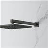 Mariner braccio doccia in metallo per montaggio a parete, WLS3122-GM, Arya; Kobra; Logica; Quadra; Tao; Uno antracite spazzolato [Rubinetteria Bagno > Soffioni Doccia]