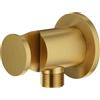 Mariner presa d'acqua in metallo con supporto doccetta rotonda, WLS0300-OB, Arya; Logica; Tao; Uno oro spazzolato [Rubinetteria Bagno > Prese d'Acqua]