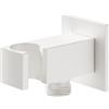Mariner presa d'acqua in metallo con supporto doccetta squadrato, WLS0301-BO, Kobra; Otto; Quadra bianco opaco [Rubinetteria Bagno > Prese d'Acqua]