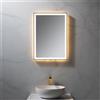 neoro n50 Metal Touch specchio illuminato La: 50 cm, con illuminazione su tutto il perimetro, diretta + indiretta, BN0013MI, n50 [Specchi > Specchi]