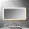 neoro n50 Metal Touch specchio illuminato La: 140 cm, con illuminazione su tutto il perimetro, diretta + indiretta, BN0018MI, n50 [Specchi > Specchi]