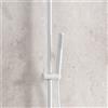 Fortis Wellness doccetta ad asta in metallo rotonda, 15504MW, Universal bianco opaco [Rubinetteria Bagno > Doccette / Supporti]