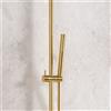 Fortis Wellness doccetta ad asta in metallo rotonda, 15504BG, Universal oro spazzolato [Rubinetteria Bagno > Doccette / Supporti]