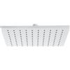 Fortis soffione doccia in metallo, squadrato La: 250 P: 250 mm, 7592504MW, Universal bianco opaco [Rubinetteria Bagno > Soffioni Doccia]