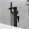 Fortis Scala rubinetto vasca autoportante, per corpo incasso, AM136MB, Scala nero opaco [Rubinetteria Bagno > Rubinetteria Vasca]