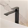 Mariner Arya rubinetto lavabo con corpo del rubinetto rialzato, ARY0052-NO, Arya nero opaco [Rubinetteria Bagno > Rubinetteria Lavabo]