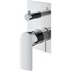 Mariner Arya rubinetto vasca/doccia per 2-3 uscite, per corpo incasso, ARY1901-CR, Arya cromo [Rubinetteria Bagno > Rubinetteria Doccia]