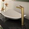 Mariner Kobra rubinetto lavabo con corpo del rubinetto rialzato, KOB0052-OB, Kobra oro spazzolato [Rubinetteria Bagno > Rubinetteria Lavabo]