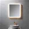 neoro n50 Metal Touch specchio illuminato La: 60 cm, con illuminazione su tutto il perimetro, diretta + indiretta, BN0026MI, n50 [Specchi > Specchi]