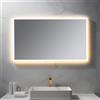 neoro n50 Metal Touch specchio illuminato La: 120 cm, con illuminazione su tutto il perimetro, diretta + indiretta, BN0029MI, n50 [Specchi > Specchi]