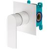 Mariner Arya set doccia per 1 uscita, incluso corpo incasso, ARY1900-BO+INT9035-00, Arya bianco opaco [Rubinetteria Bagno > Rubinetteria Doccia]