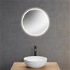 neoro n30 specchio illuminato Ø 50 cm, con illuminazione su tutto il perimetro, diretta + indiretta, BN0008MI, n30 [Specchi > Specchi]