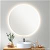 neoro n30 specchio illuminato Ø 100 cm, con illuminazione su tutto il perimetro, diretta + indiretta, BN0011MI, n30 [Specchi > Specchi]