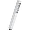 Fortis Wellness doccetta ad asta in metallo squadrata, 15501MW, Universal bianco opaco [Rubinetteria Bagno > Doccette / Supporti]